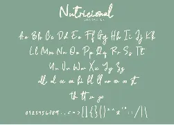 Nutricional Monoline Script font