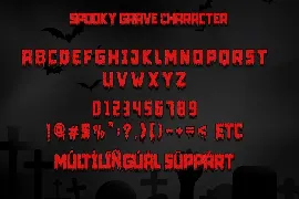 Spooky Grave font