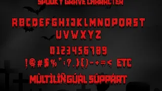 Spooky Grave font