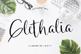 Glethalia Handwritten Script font