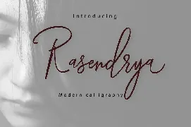 Rasendrya Script font