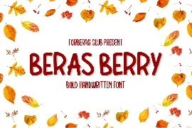 Beras Berry font