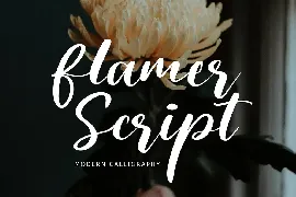 Flamer Script Modern Calligraphy font