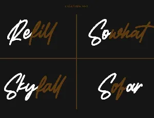 Whatfords - Monoline Script Font