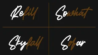 Whatfords - Monoline Script Font