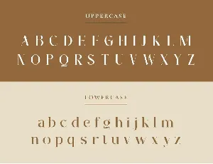 The Glamoure Serif Font