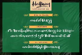 Halliway | Brush Script Font