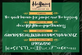 Halliway | Brush Script Font