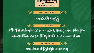 Halliway | Brush Script Font