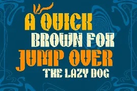 Bhikum | Groovy Retro Font