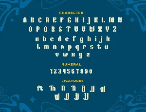 Bhikum | Groovy Retro Font