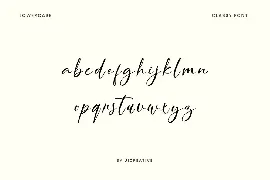 Maya Ophelia Signature Font