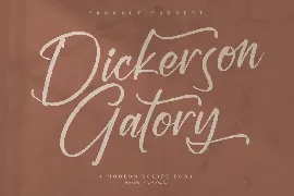 Dickerson Gatory Script Font