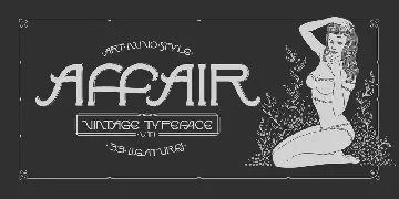 Affair Typeface font