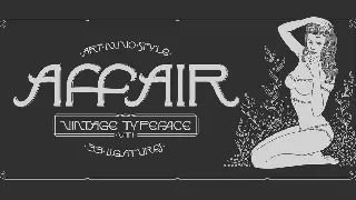 Affair Typeface font