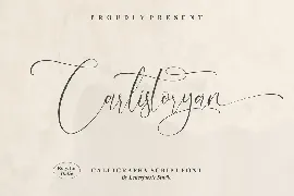 Carlistoryan Calligraphy Script Font