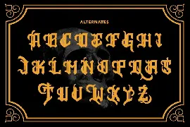 EnclosureBlack - Blackletter Display Font