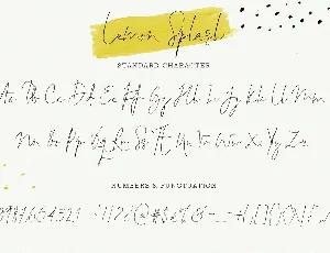 Lemon Splash font