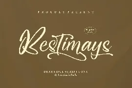 Bestimays Script Font