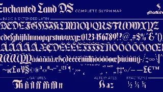 Enchanted Land DS font