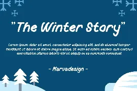 Winter Strip Font