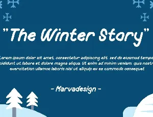 Winter Strip Font