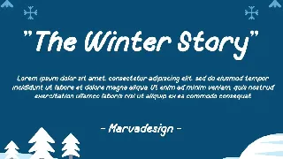 Winter Strip Font