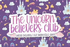 Humble Unicorns Font