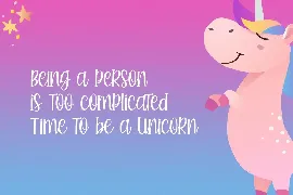 Humble Unicorns Font