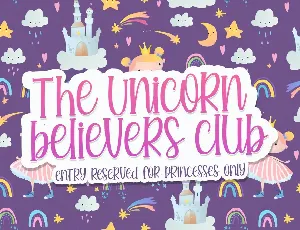 Humble Unicorns Font