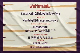 Wombyland - Fantasy Game Font