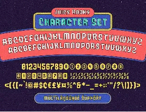 Juicy Rooky font