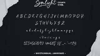 Sonlight Script Font