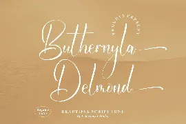 Buthernyla Delmond Script Font