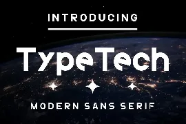 TypeTech Font