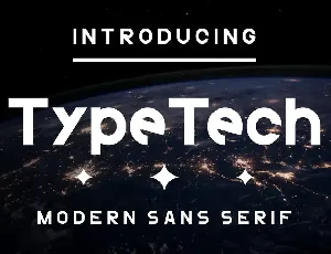 TypeTech Font