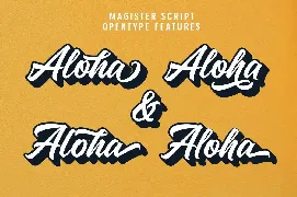 Magister Script font