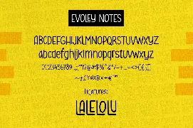 Evoley Notes - Handwritten Font