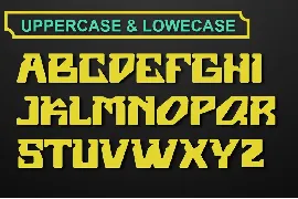 Digital Threat Robotic Display Font