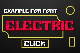 Digital Threat Robotic Display Font