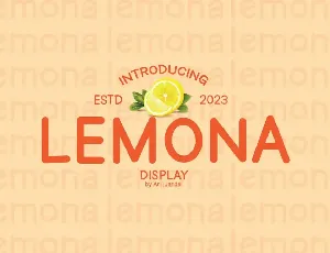 Lemona font