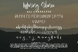 ListeningSilence - Stylish Handwritten Font