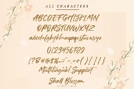 Shall Blossom-Lovely Brush Font