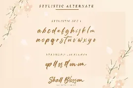 Shall Blossom-Lovely Brush Font