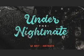 Monsteria Spooky Script font