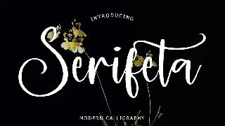 Serifeta Modern Calligraphy font