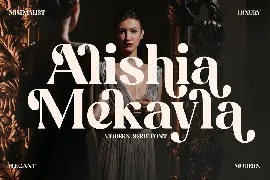 Alishia Mekayla Modern Serif Font