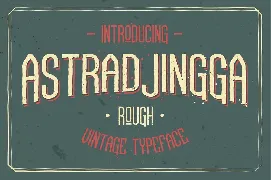 Astradjingga Rough font