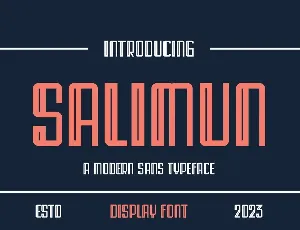 Salimun font