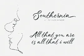 Southernia - An Elegant Script font